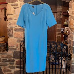 Talbots Blue quarter sleeve dress